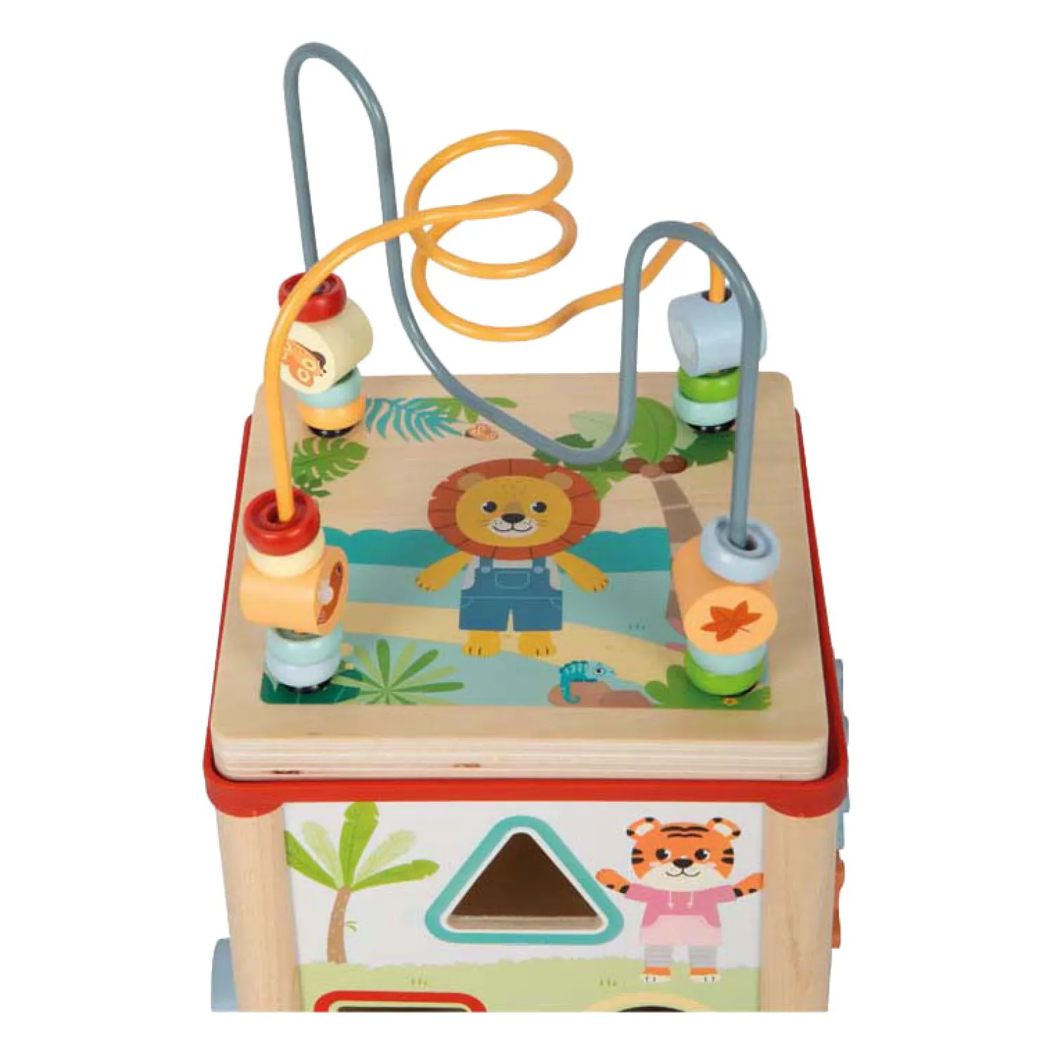 Small Foot - Houten Motoriekkubus FSC Jungle Friends Sale