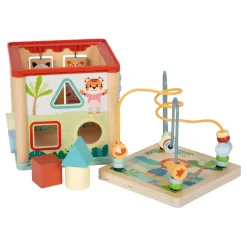 Small Foot - Houten Motoriekkubus FSC Jungle Friends Sale