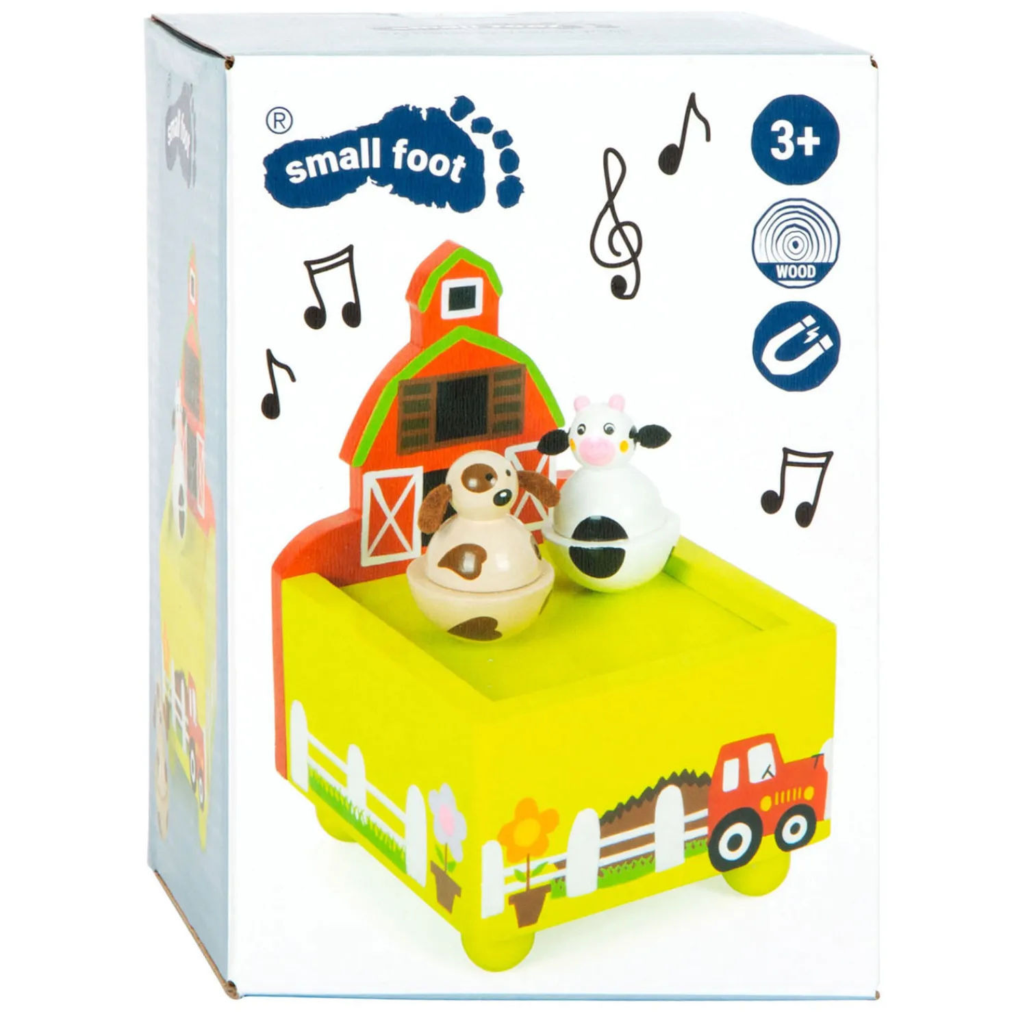 - Houten Muziekdoos Boerderij-Small Foot Clearance