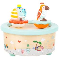 - Houten Muziekdoos Papegaai en Olifant>Small Foot Sale