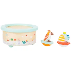 - Houten Muziekdoos Papegaai en Olifant><noscript><img width=