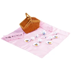 - Houten Picknickmand met Servies Romantisch, 30dlg.-Small Foot Sale
