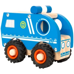 - Houten Politieauto Blauw-Small Foot Sale