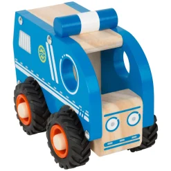 - Houten Politieauto Blauw-Small Foot Sale