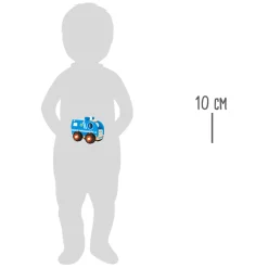 - Houten Politieauto Blauw-Small Foot Sale