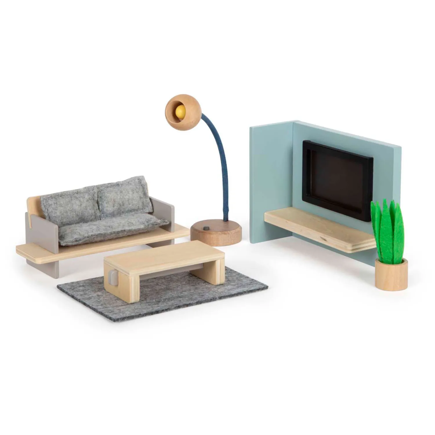 - Houten Poppenhuis met Meubels-Small Foot Best