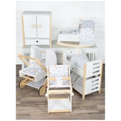 Small Foot  -  Houten Poppenwagen Little Button Online