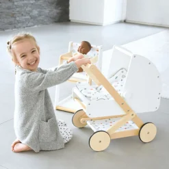 Small Foot  -  Houten Poppenwagen Little Button Online