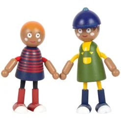 - Houten Poppenhuis Familie  met Rolstoel, 6st.-Small Foot Outlet