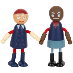 - Houten Poppenhuis Familie  met Rolstoel, 6st.-Small Foot Outlet