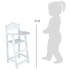 - Houten Poppenstoel Wit><noscript><img width=