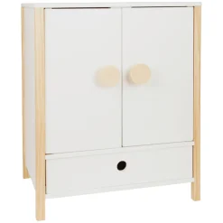 - Houten Poppen Kledingkast Little Button met Hangers , 3dlg.-Small Foot Clearance