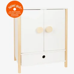- Houten Poppen Kledingkast Little Button met Hangers , 3dlg.-Small Foot Clearance