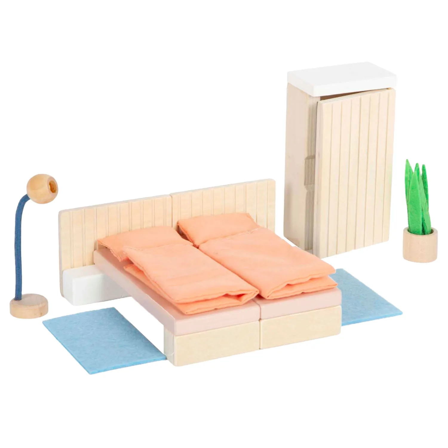 Small Foot - Houten Poppenhuis Meubeltjes Slaapkamer Best