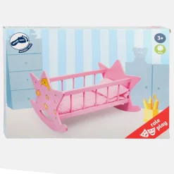 - Houten Poppenbed Ster Roze-Small Foot Discount