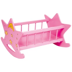 - Houten Poppenbed Ster Roze-Small Foot Discount
