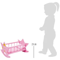 - Houten Poppenbed Ster Roze-Small Foot Discount