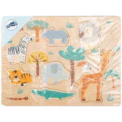 Small Foot  -  Houten Puzzel Safari Best