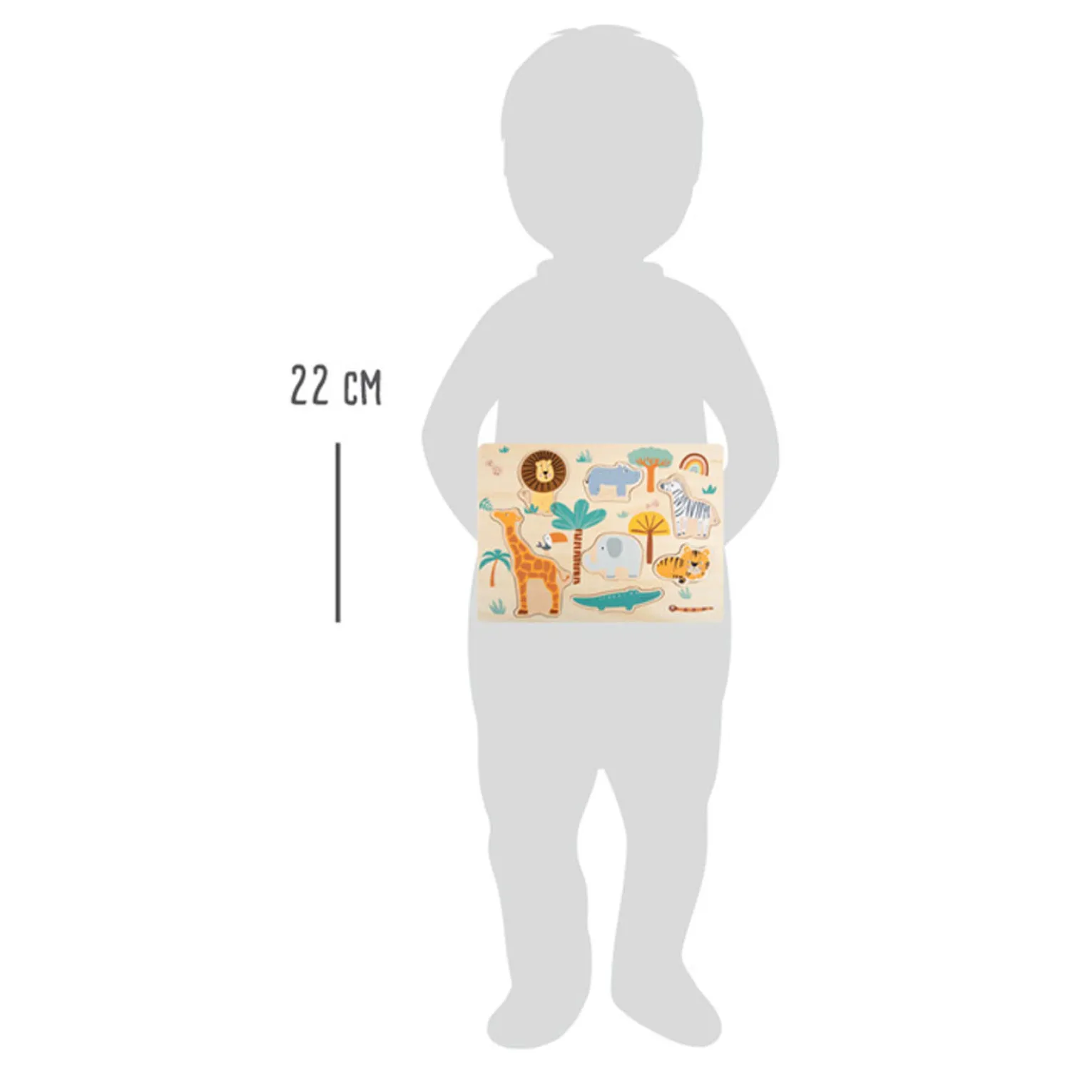 Small Foot - Houten Puzzel Safari Best