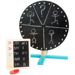 Small Foot - Houten Rad van Fortuin, 4dlg.