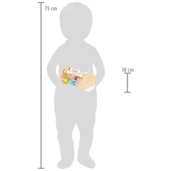 - Houten Rammelaar Motoriekspiraal Regenboog-Small Foot Online