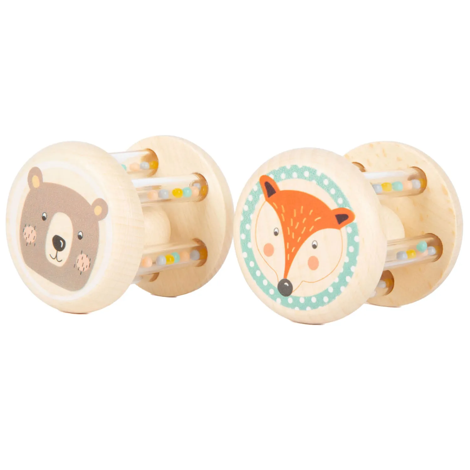 - Houten Rammelaar Dier, Set van 2-Small Foot Best