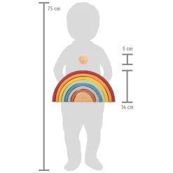 - Houten Regenboog Bouw Bogen met Bal,><noscript><img width=