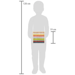 - Houten Rekenbord Optellen Kleur, 100dlg.-Small Foot New