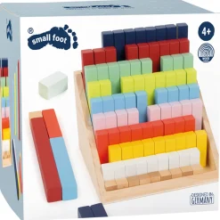  -  Houten Rekenblokken in Box, 100dlg.-Small Foot Clearance