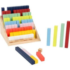  -  Houten Rekenblokken in Box, 100dlg.-Small Foot Clearance