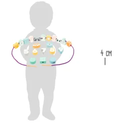 Small Foot - Houten Rijgsspel Dieren en Cijfers, 22dlg. Sale