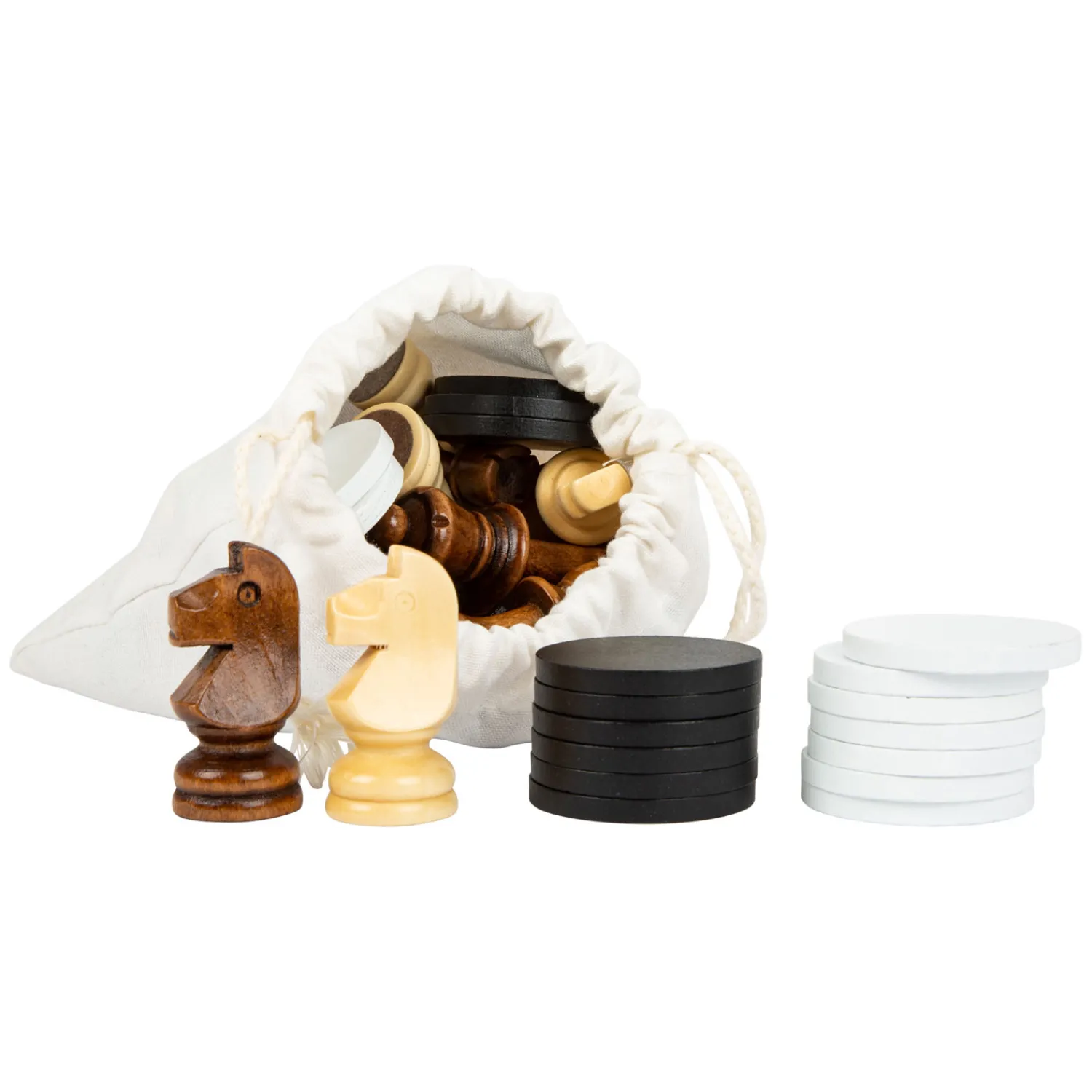 - Houten Schaak en Damspel XL-Small Foot Hot