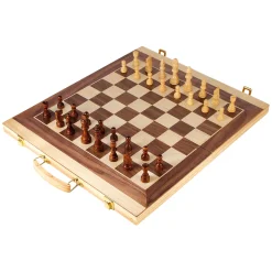 Small Foot - Houten Schaakspel en Backgammon Sale