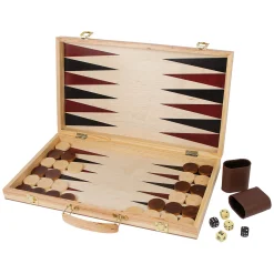 Small Foot - Houten Schaakspel en Backgammon Sale