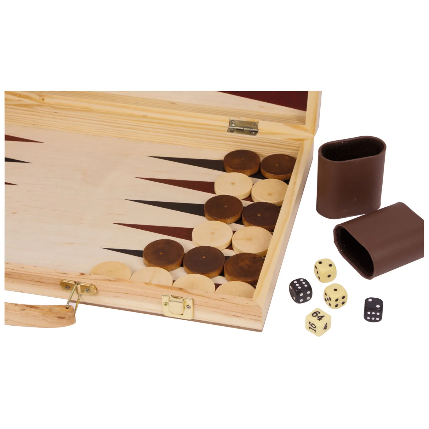 Small Foot - Houten Schaakspel en Backgammon Sale