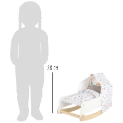 - Houten Schommel Poppenbed Little Button-Small Foot