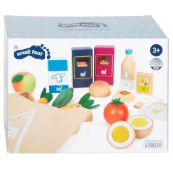 Small Foot - Houten Speeleten Vegetarisch Voedselset, 17dlg. Outlet