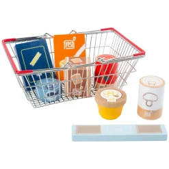 - Houten Speeleten in Winkelmandje, 9dlg.>Small Foot Online