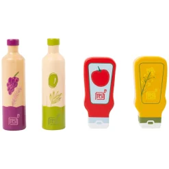 - Houten Speeleten Sauzen en Olie, 4dlg.><noscript><img width=