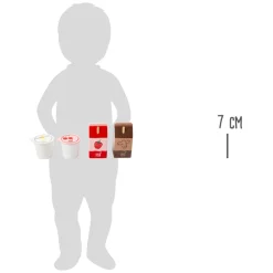 - Houten Speeleten Zuivel, 4dlg.-Small Foot Outlet