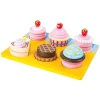 - Houten Speeleten Cupcakes en Cake Set, 13dlg.>Small Foot Online