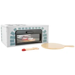 - Houten Speeleten Pizza-oven Set, 25dlg.-Small Foot Clearance