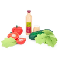 Small Foot - Houten Speelgoed Eten Salade Speelset, 11dlg. Hot