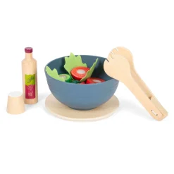 Small Foot - Houten Speelgoed Eten Salade Speelset, 11dlg. Hot