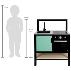 - Houten Speelkeuken Industrieel, 6dlg.-Small Foot Sale
