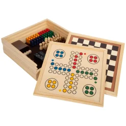 Small Foot - Houten Spellen 7 Klassiekers in Opbergkist Sale