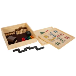 Small Foot - Houten Spellen 7 Klassiekers in Opbergkist Sale