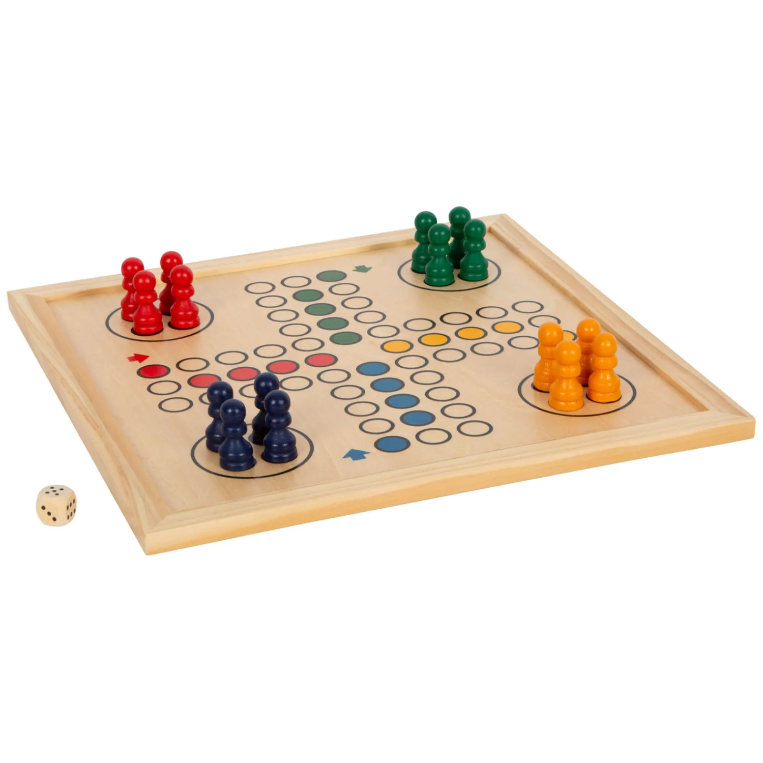 Small Foot - Houten Spellen 7 Klassiekers in Opbergkist Sale