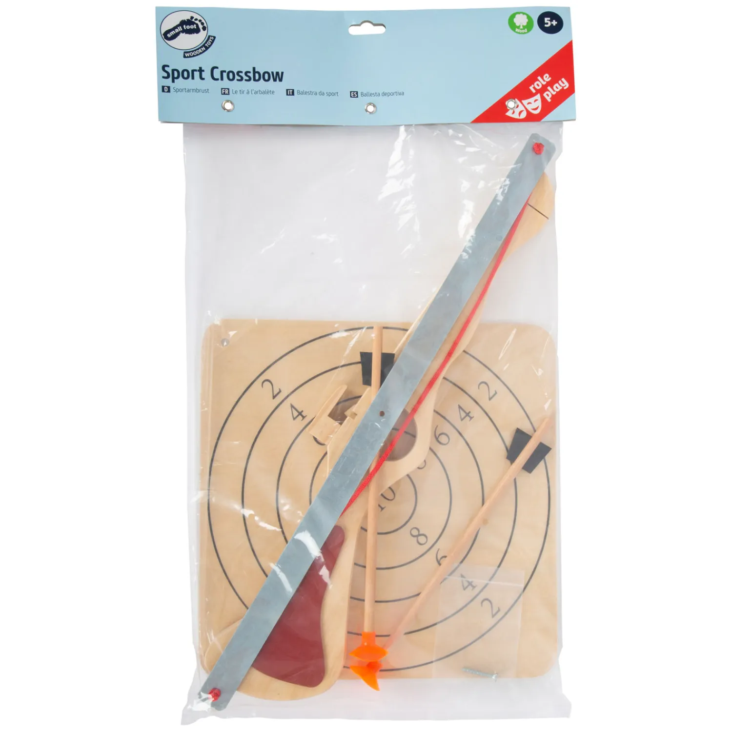 - Houten Sportkruisboog met Doelwitbord, 4dlg.>Small Foot New