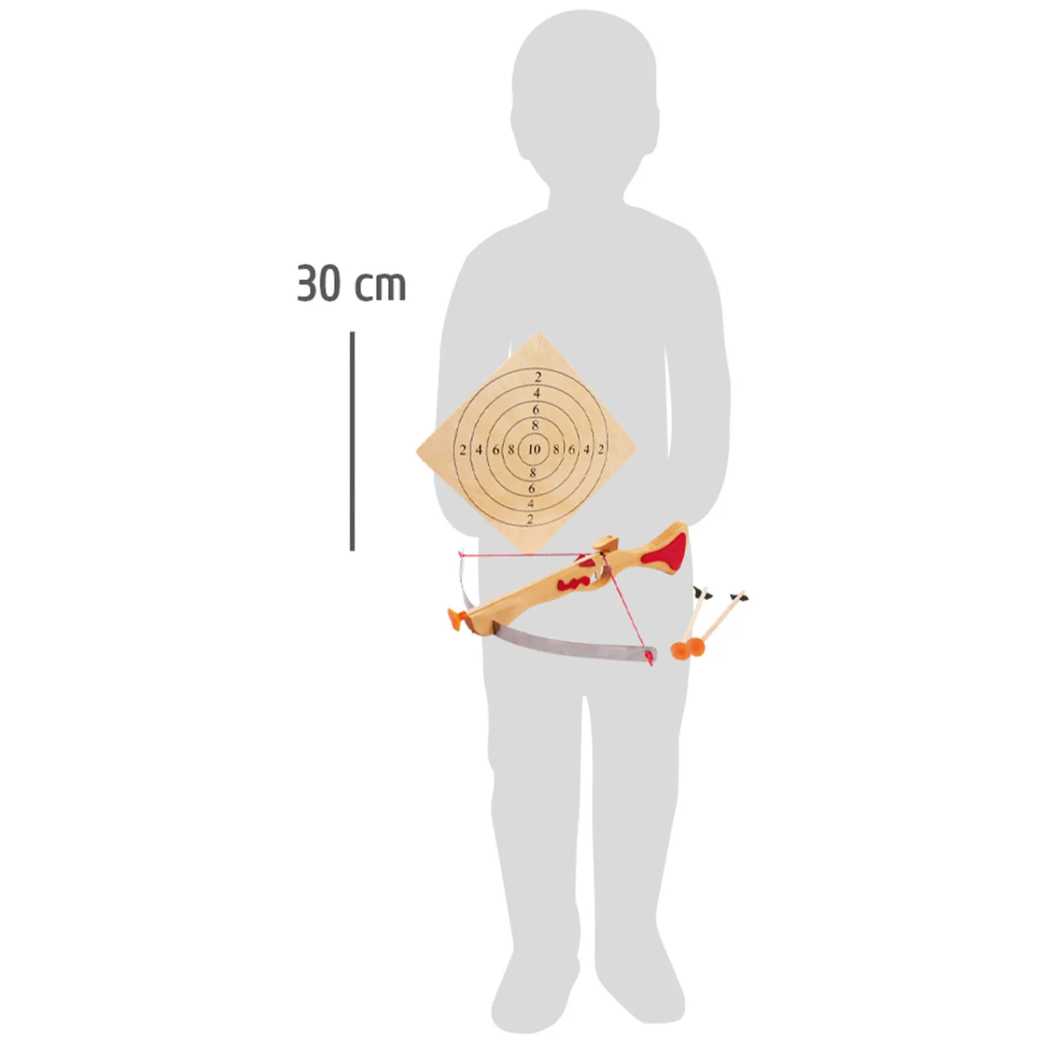 - Houten Sportkruisboog met Doelwitbord, 4dlg.>Small Foot New
